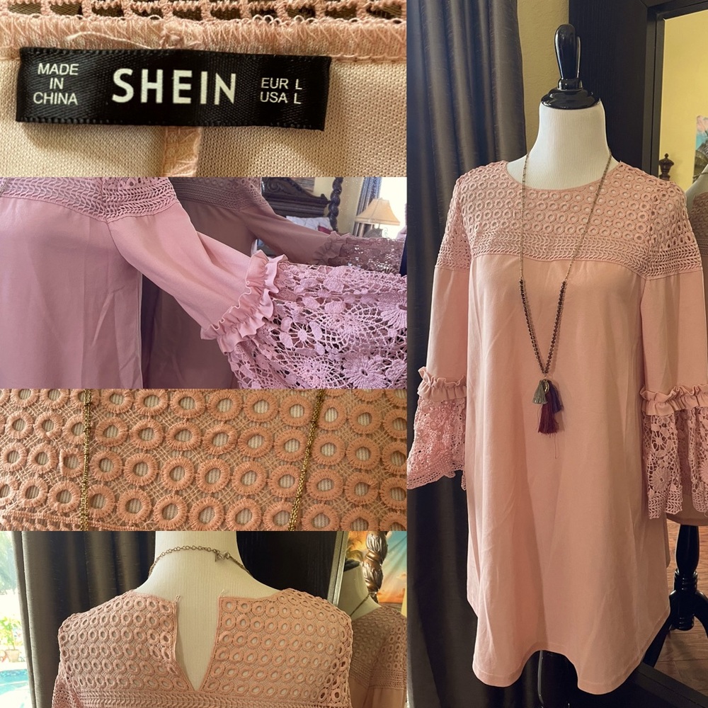 Beautiful sheath dress with cutouts